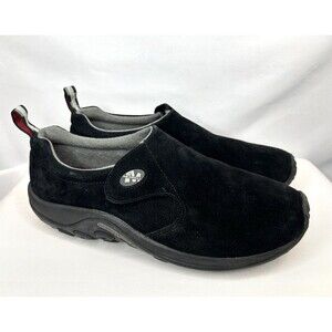 Merrell Jungle Moc Wrap Men's Size 13 Black Suede Slip On Loafers Casual Shoes